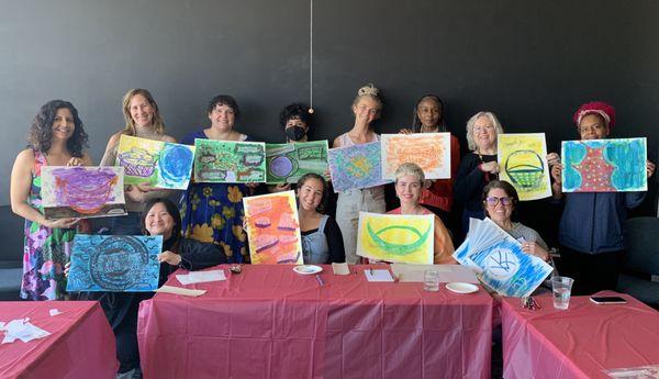 Participants at an Intentional Creativity course I taught at my alma mater, California Institute of Integral Studies (CIIS), May 2024