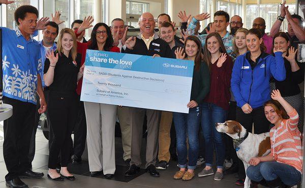 Students Against Destructive Decisions, aka S.A.D.D. at Patriot Subaru    Patriot Subaru, 551 S...