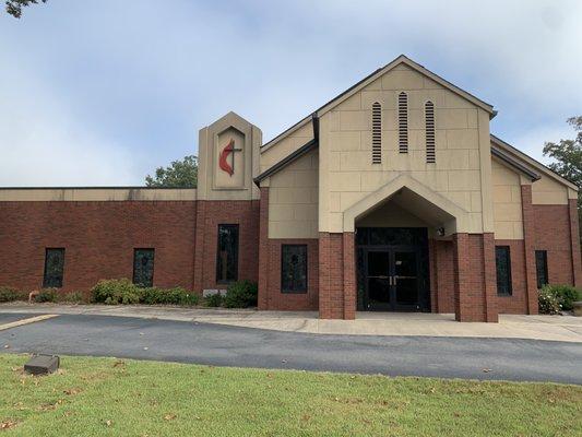 Front view of Sanctuary building