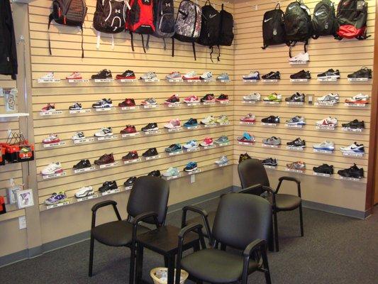 Sports Locker offers a complete line of athletic footwear.