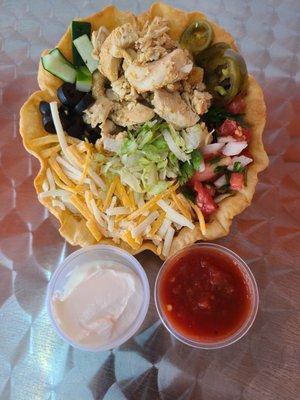 Taco salad bowls!