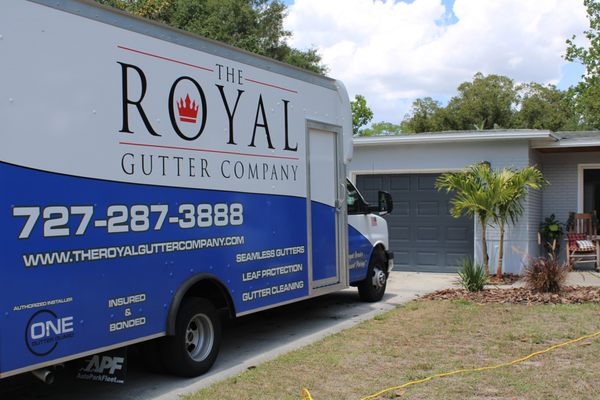 Box Truck ready to work on the next install.