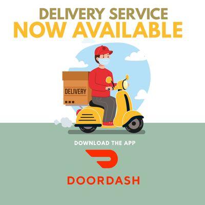 Delivery now available