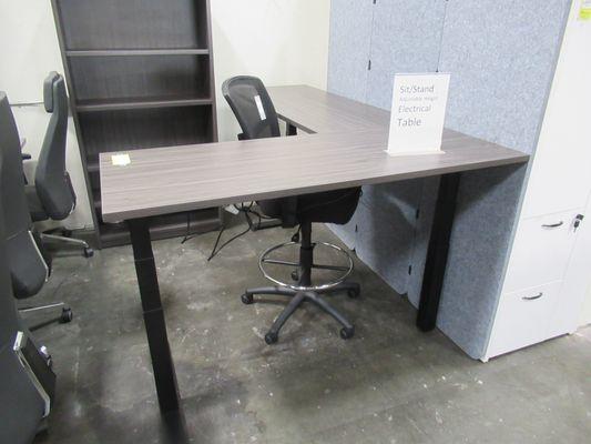 Used Electric L Shape Desk $850