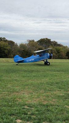 Miss Marianna on take off.