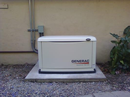 22kW Generac generator installation in Hancock Park