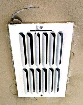 new air vent cover installation