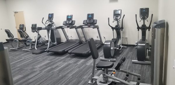 Women's private workout room