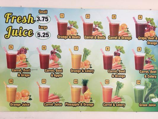 Healthy Juice our new item!