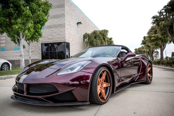 Widebody C7 custom paint