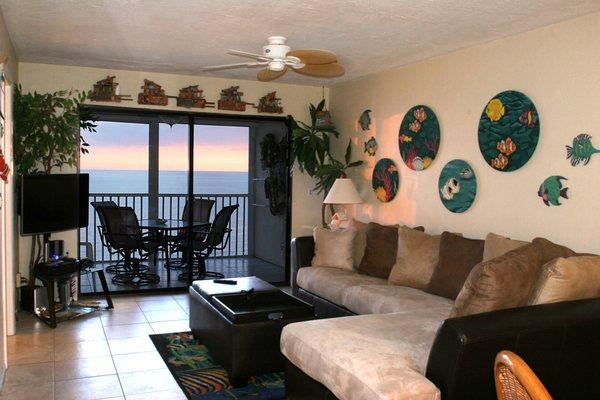 800 sf 2 bed 2 bath gulf front vacation condo with panoramic views from everywhere