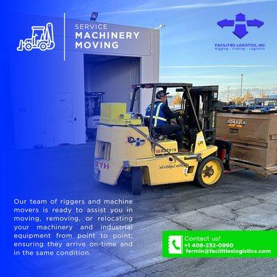 SERVICE
MACHINERY MOVING