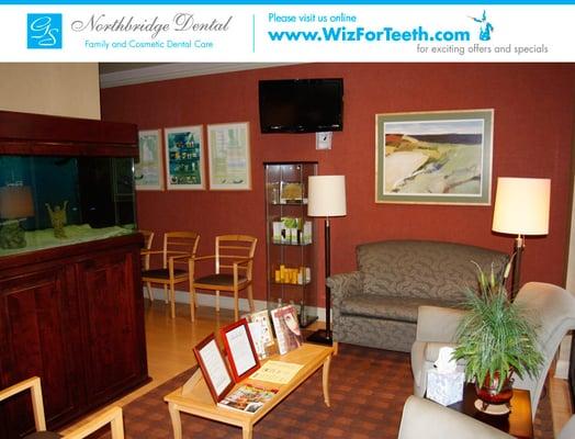 Northbridge Dental - patient waiting area.