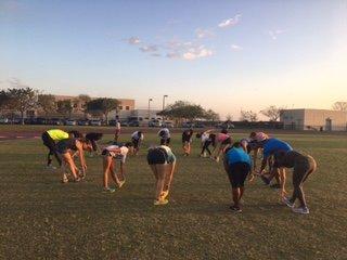 Running club stretches