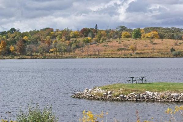 Lake Anita in fall.