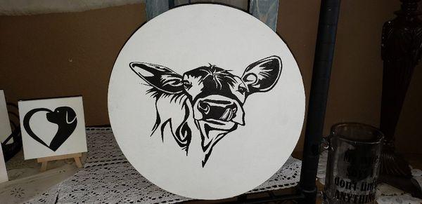 Cow I painted.