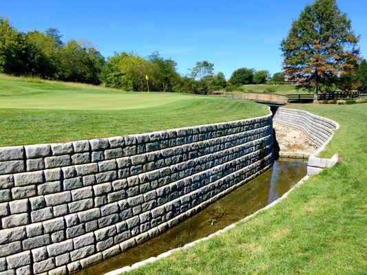 Redi-Rock retaining walls