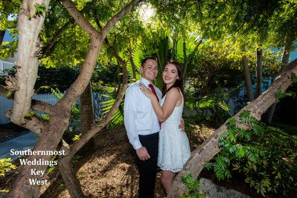 Intimate Tropical Garden Weddings by Southernmost Weddings Key West