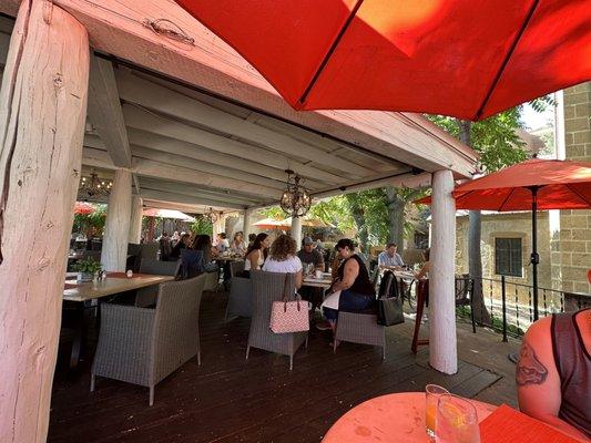 View of patio seating