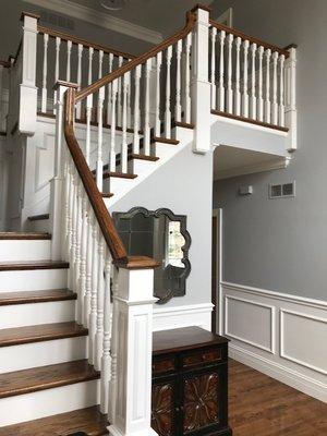 new stair case railing