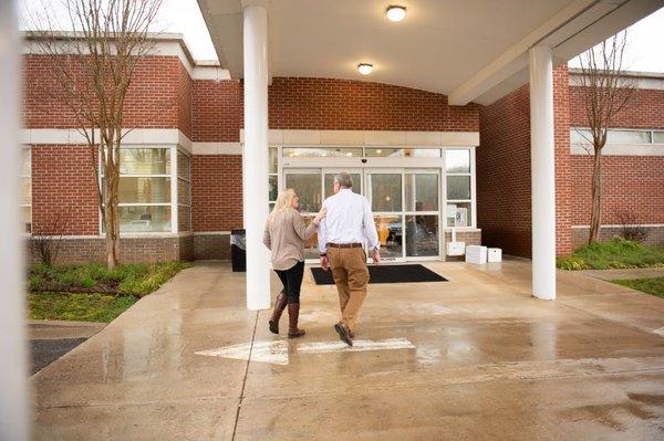 Cancer Center at Blairsville, Exterior Entry