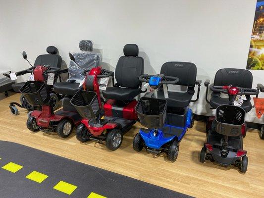 A great range of 4 wheel scooters