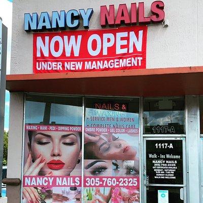 !!!! Under new management!! Nancy Nails
Instagram Nancy_Nails_ 163rdst

Address: 1117A NE 163rdst Miami, FL 33162