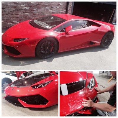 Lamborghini Huracan full body paint protection suntek ultra