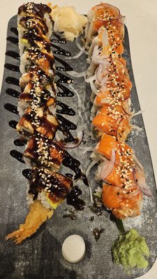 Caterpillar Roll and Spicy Liz