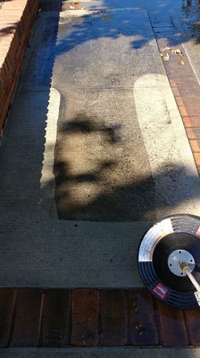 It's amazing what a difference some power washing can make.