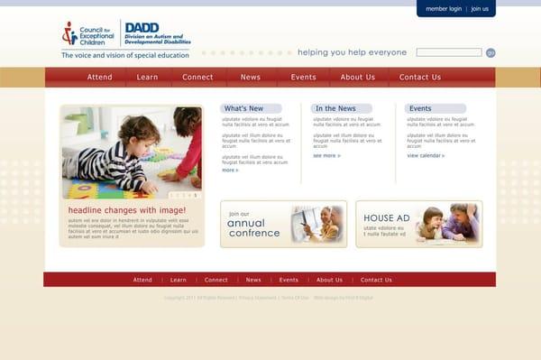 Council for Exceptional Children Website