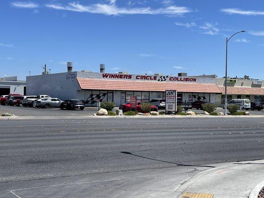 Winners Circle Collision building