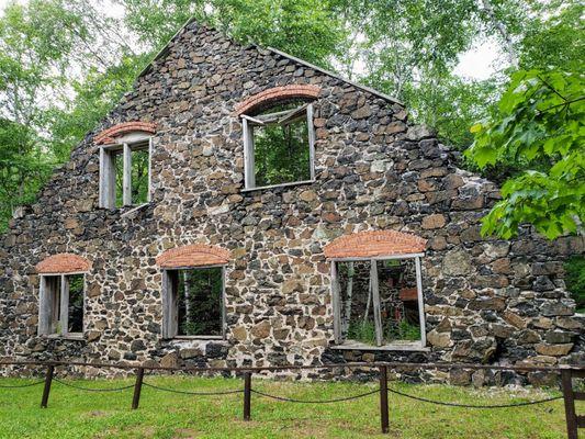 Remnants of Hoist House at Delaware Mine