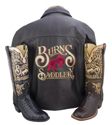 Custom leather jackets and cowboy boots