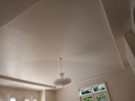 Four angle ceiling painted