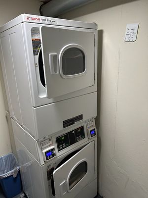 Commerciual washer and dryer