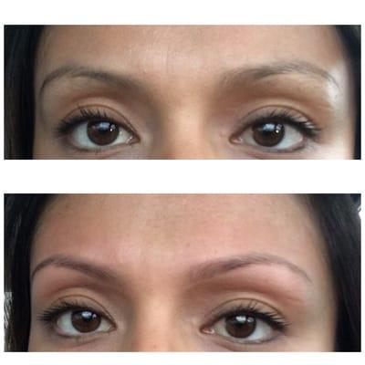 She did great even with my thin eyebrows!