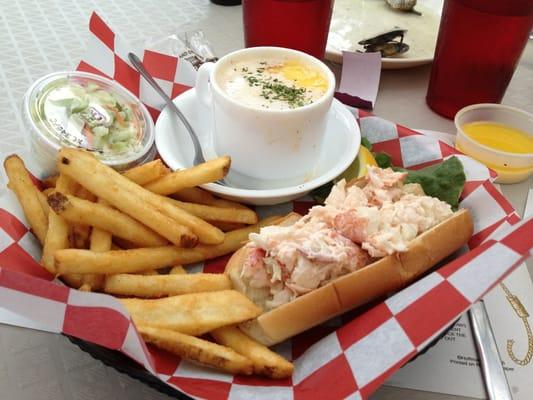 Nothing homemade tasting about the "homemade fries." Nothing special about the lobster stew.