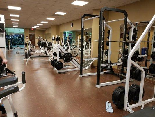 Weights area