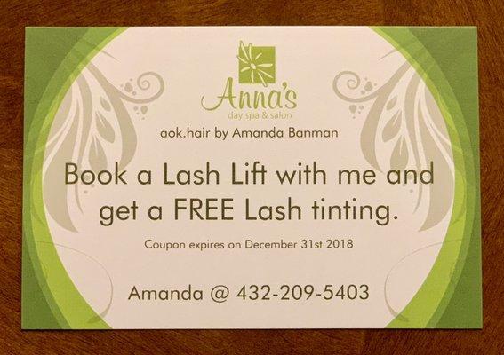 Get your natural lashes lifted and tinted so you don't have to get the extensions put on.