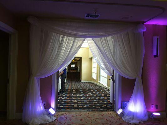 Wedding entrance drape
Santa Cruz CA