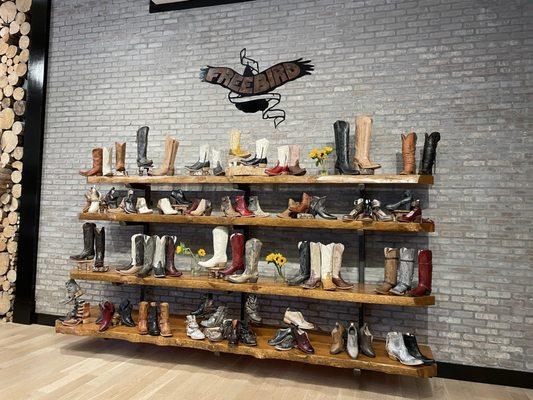 Boot/ shoe wall!