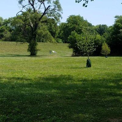 open space for the disc golf