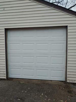 New garage door