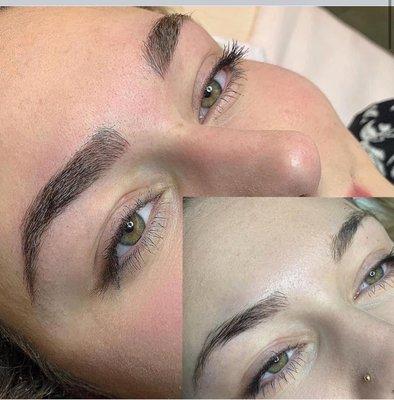 "Feeling confident and beautiful, I never knew how much I needed microblading brows until now. Finally, the brows I've always wanted