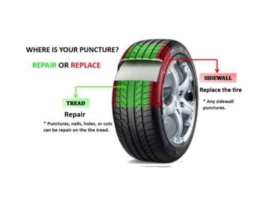 Tire Repairable & Replacement