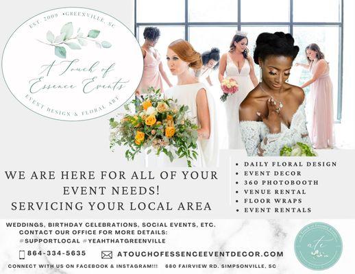 A Touch of Essence Events