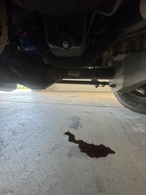 Oil leaking