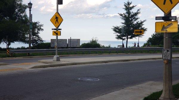 Nice view but, unfortunately, someone thought this was a good place to place some big public notice boards!