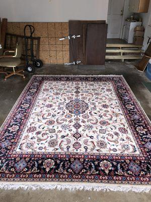 Wool area rug cleaning